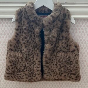 Mini Boden Faux Fur Vest